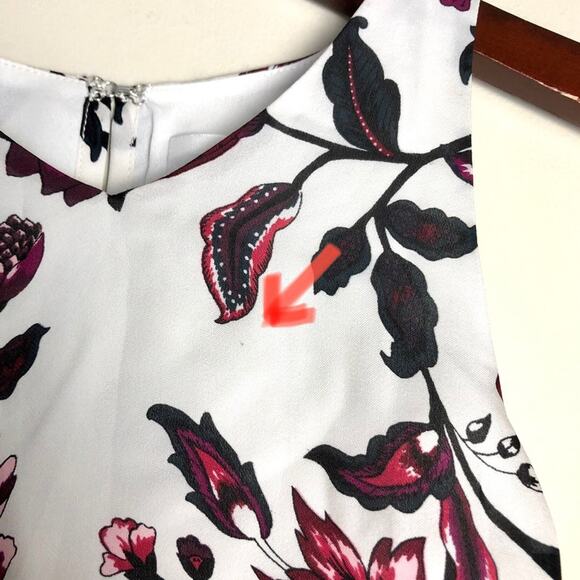 NWT A.L.C. Duran Floral Silk Top (size 0) - Picture 7 of 10